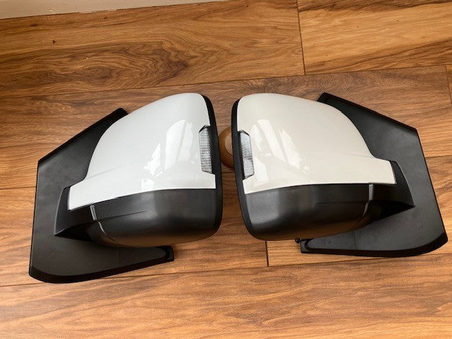 Renault Trafic 2021-2025 Door Mirror Elec P/Fold B/Spot New White Pair L/H R/H