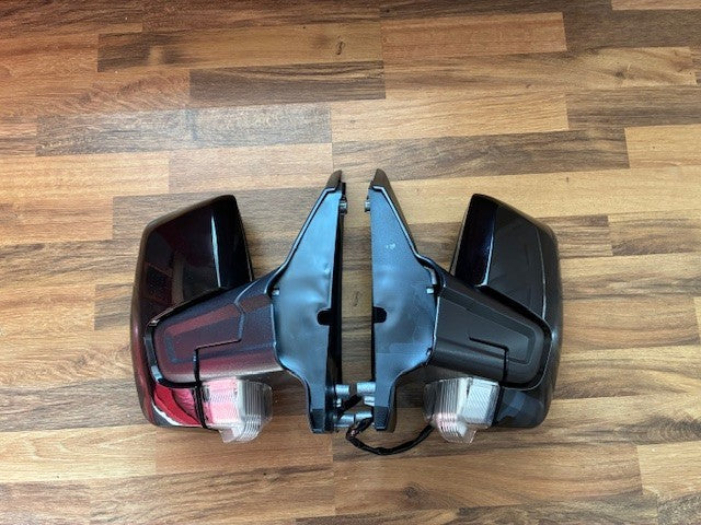Ford Transit Custom 12-23 Door Wing Mirrors P/Fold Black Electric New Pair