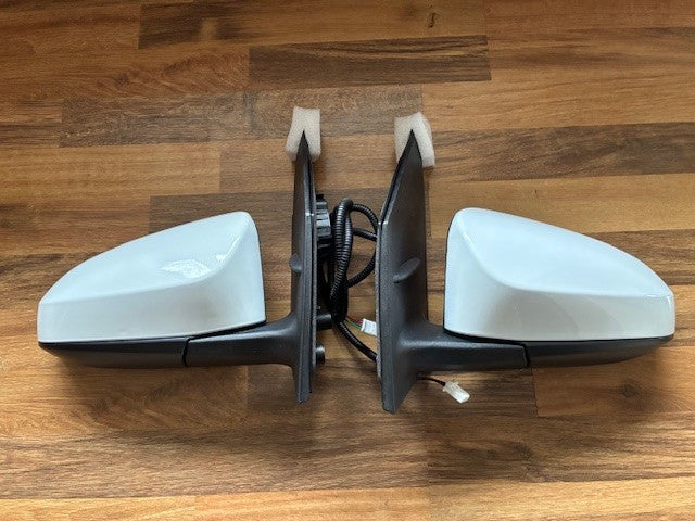 Peugeot 108 14-22 Door Wing Mirror Electric Heated White New Pair L/H R/H