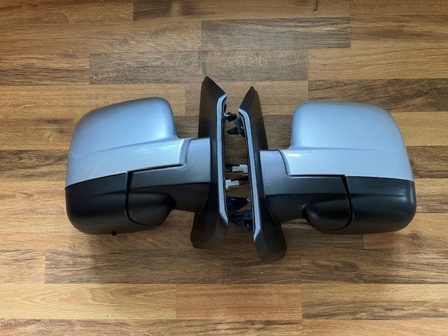 Fiat Talento 2016-2023 Door Wing Mirrors Electric Heated Silver New Pair
