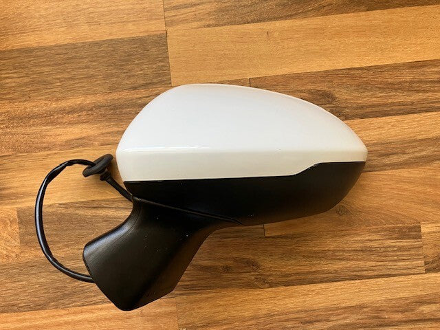 Vauxhall Astra K 15-22 Door Wing Mirror Power Fold New White Passenger Side L/H