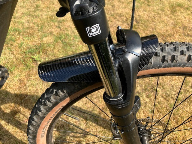 Mountain Bike Front  Mudguard Carbon Fibre New Easy Fit