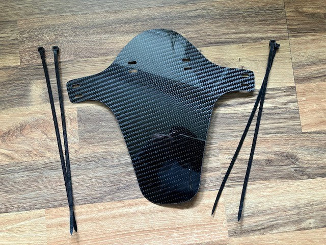 Mountain Bike Front  Mudguard Carbon Fibre New Easy Fit