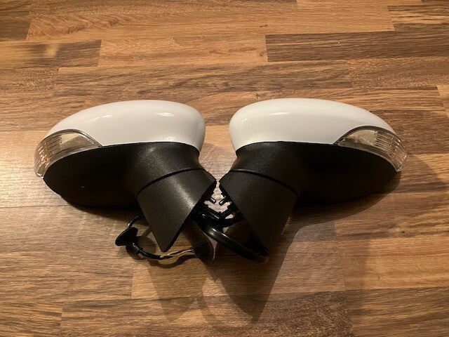 Ford Fiesta 2009-2012 Door Wing Mirrors White New Pair L/H R/H O/S N/S