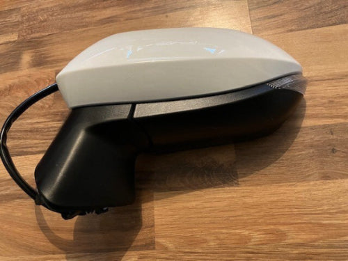Toyota Corolla 19-23 Elec Heated White Door Wing Mirror New Passenger Side L/H