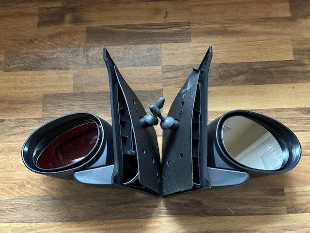 Toyota Aygo 05-14 Door Wing Mirrors Manual Fold White New Pair L/H R/H