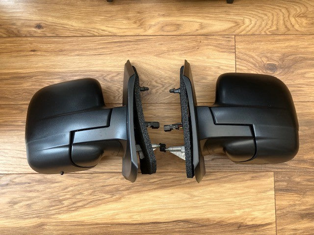 Fits Nissan Primastar 22-25 Door Mirror Electric Heated Black Textured New Pair