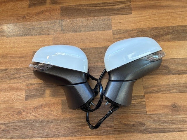 Ford Fiesta Mk8 2017-2024 Door Wing Mirror Frozen White New Pair  R/H L/H