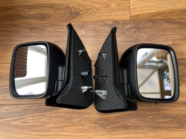 Renault Trafic 2021-2025 Door Mirror Electric P/Fold New Black Pair L/H R/H