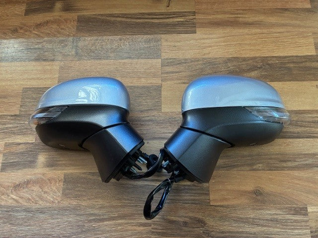 Ford Fiesta Mk8 2017-2024 Door Wing Mirror P/Fold Silver New Pair  R/H L/H