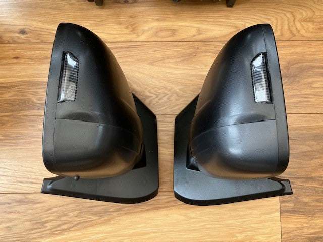 Renault Trafic 21-25 Door Mirror Electric Heated Black Textured Pair L/H R/H