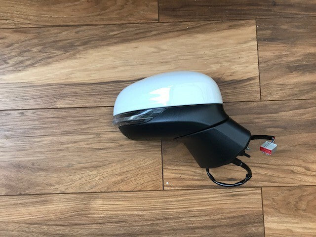 Ford Fiesta Mk8 2017-2024 Door Wing Mirror P/Fold White New Right Hand O/S D/S
