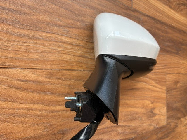 Renault Clio Mk5 2020-2026 Door Mirror Electric P/Fold New White Passenger Side
