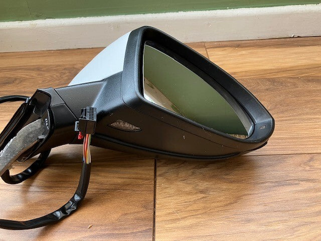 VW Golf MK7 2012-2020 Door Wing Mirror P/Fold New White Drivers Side R/H O/S
