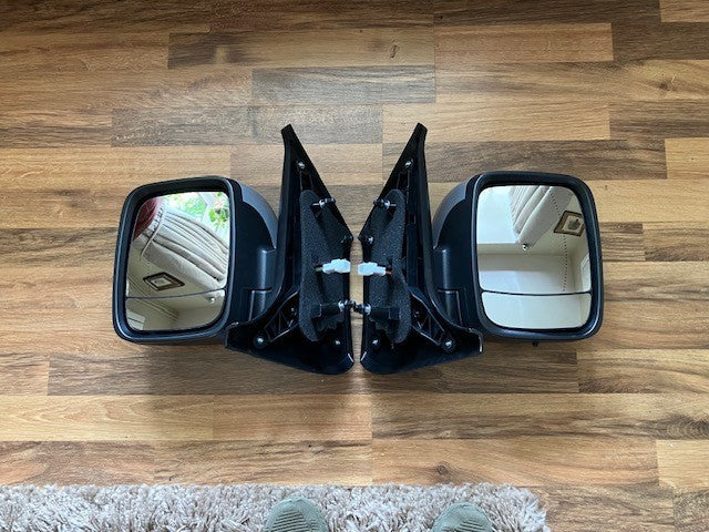 Fiat Talento 2016-2022 Door Wing Mirrors Electric Heated Silver New Pair