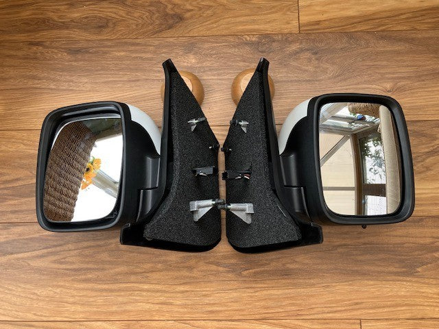 Fits Nissan Primastar 22-25 Door Mirror Electric Heated White New Pair L/H R/H