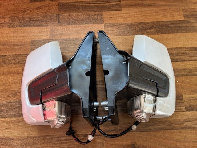 Ford Transit Custom 12-23 Door Wing Mirrors P/Fold White Electric New Pair
