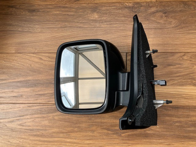 Renault Trafic 2021-2025 Door Mirror Electric P/Fold B/Spot New Black P/S N/S