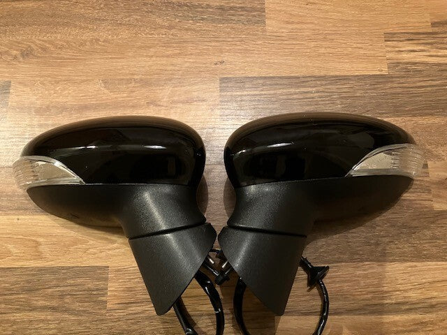 Ford Fiesta 2009-2012 Door Wing Mirrors Black New Pair L/H R/H O/S N/S
