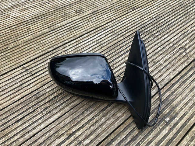 VW Golf MK6 2009-2013 Door Wing Mirror Electric New Black Drivers Side R/H O/S
