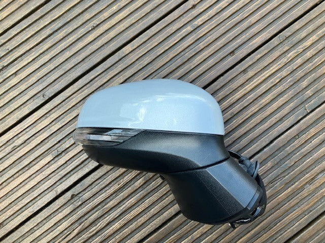 Ford Fiesta Mk8 2017-2024 Door Mirror P/Fold B/Spot Silver New Right Hand D/S