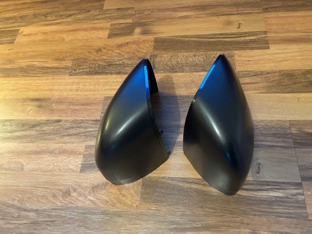 Ford Transit Custom 2023-2030 Door Wing Mirror Covers Black Textured New Pair