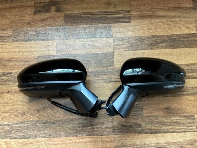 Renault Clio Mk5 2020-2026 Door Mirror Electric P/Fold New Black  Pair L/R