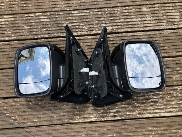 Fiat Talento  2016-2022 Door Wing Mirror Electric Heated Black New Pair