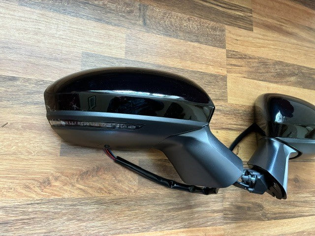Renault Clio Mk5 2020-2026 Door Mirror Electric P/Fold New Black  Pair L/R