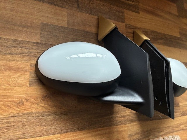 Peugeot 107 2005-2014 Door Wing Mirror Manual White New Pair L/h R/H