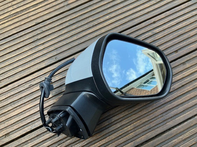 Ford Fiesta Mk8 2017-2024 Door Wing Mirror Frozen Silver New Drivers Side R/H