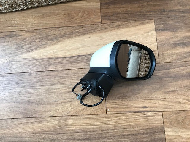 Ford Fiesta Mk8 2017-2024 Door Wing Mirror P/Fold White New Right Hand O/S D/S