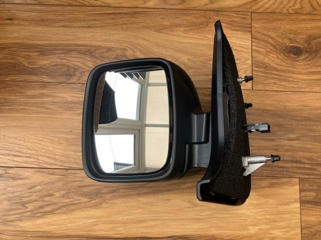 Renault Trafic 21-25 Door Mirror Electric Heated Black Textured Passenger Side