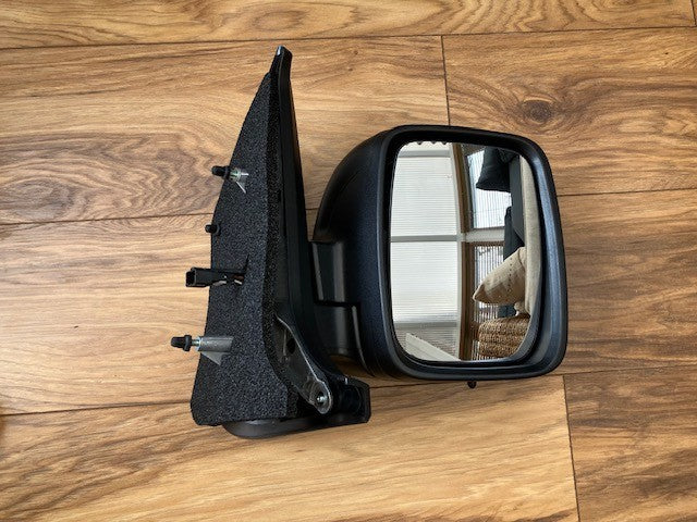 Renault Trafic 21-25 Door Wing Mirror Electric Heated Black Textured D/side R/H