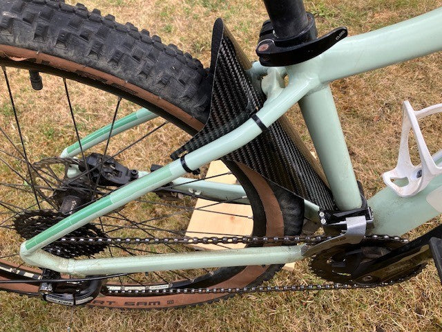 Mountain Bike Rear  Mudguard Carbon Fibre New Easy Fit
