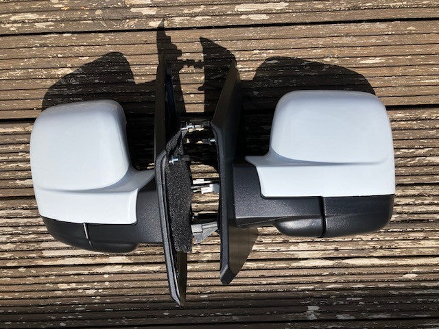 Fits Nissan NV300 2016-2023 Door Wing Mirrors Electric Heated New White Pair