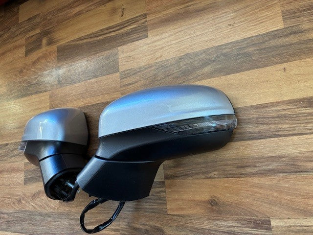 Ford Fiesta Mk8 2017-2024 Door Wing Mirror Frozen Silver New Pair  R/H L/H