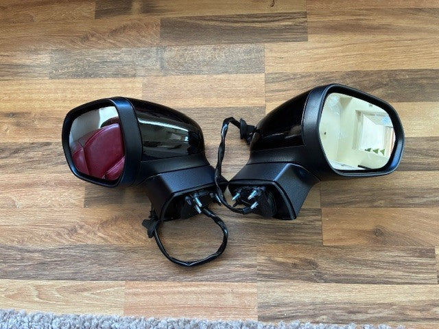 Ford Fiesta Mk8 2017-2024 Door Wing Mirror Black New Pair  R/H L/H