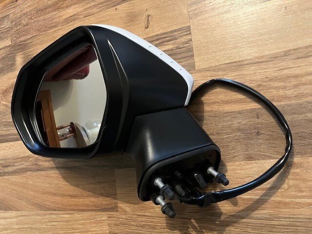 Toyota Corolla 19-23 Elec Heated White Door Wing Mirror New Passenger Side L/H